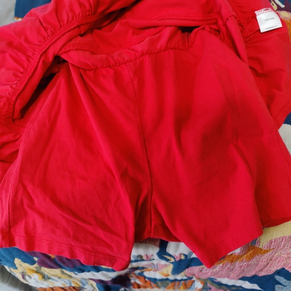 Hanna Andersson Soft Red Tiered Ruffle Skort - Size 140 cm/US 10 - Picture 6 of 6
